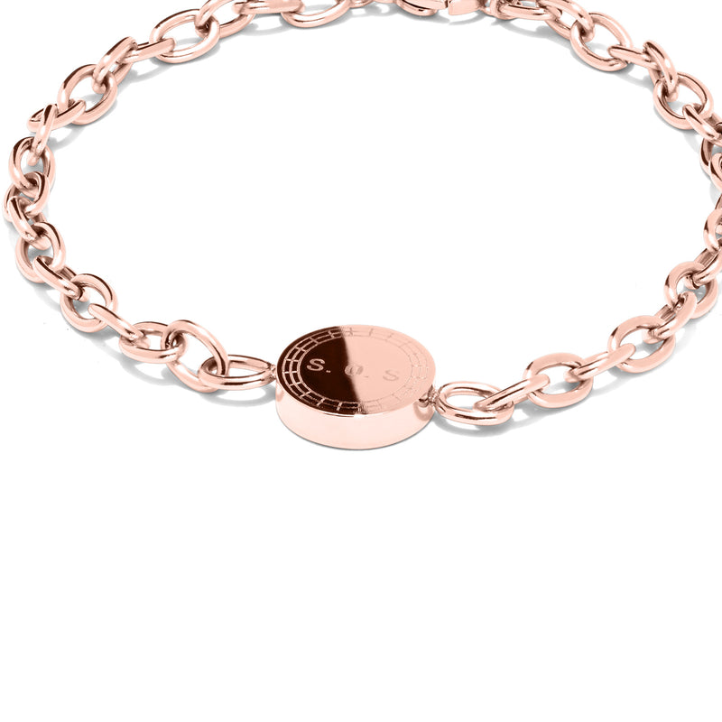 DIAsign IDA Rosegull SOS Armbånd