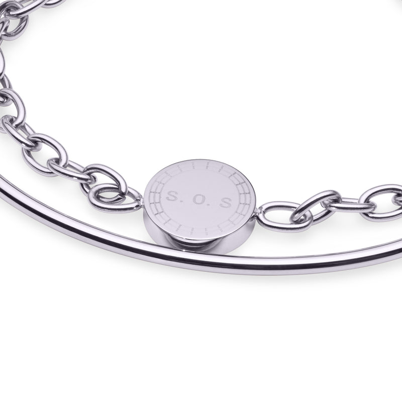 DIAsign NORA Sølv SOS Armbånd